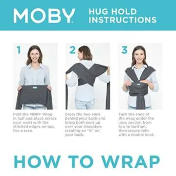 Moby Flex Baby Wrap Carrier - Ideal for Active Parents
