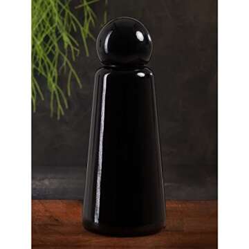 Lund London Midnight Black Sports Bottle - 500ml Insulated