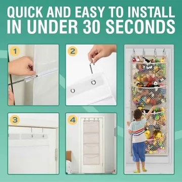 The Original Stuffed Animal Storage Over Door Organizer