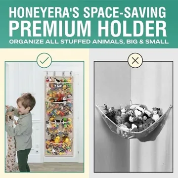 The Original Stuffed Animal Storage Over Door Organizer