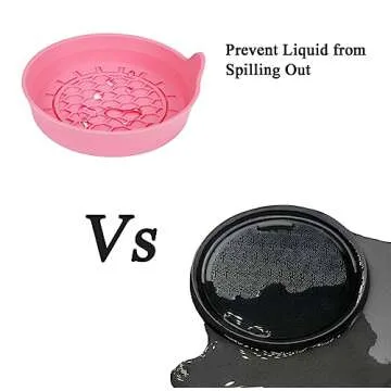 Amooca Automotive Cup Holders Universal Car Cup Coaster Waterproof Non-Slip Sift-Proof Spill Holder Car Interior Accessories 2 Pack Sakura Pink