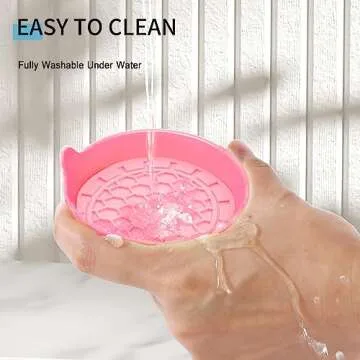 Amooca Automotive Cup Holders Universal Car Cup Coaster Waterproof Non-Slip Sift-Proof Spill Holder Car Interior Accessories 2 Pack Sakura Pink