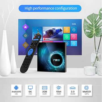 YAGALA Android 10.0 TV Box 4K Ultimate Streaming Experience