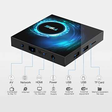 YAGALA Android 10.0 TV Box 4K Ultimate Streaming Experience