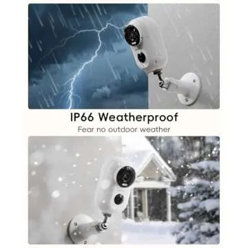 ZUMIMALL Security Cameras Wireless Outdoor with Magnetic Mount, 2K Outdoor Camera Wireless Battery Powered, 2.4G WiFi Cameras for Home Security Indoor,3MP Color Night Vision/Siren/PIR/AI/Cloud/Alexa