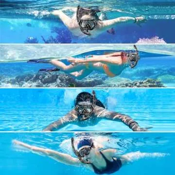 180° Snorkeling Gear Set for All Ages and Levels