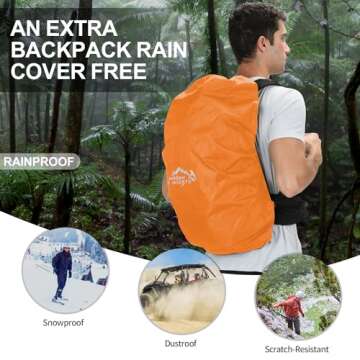 IX INOXTO Hiking Backpack 35L with Water Bladder