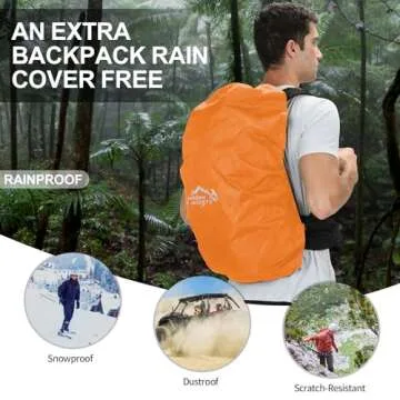 IX INOXTO Hiking Backpack 35L with Water Bladder