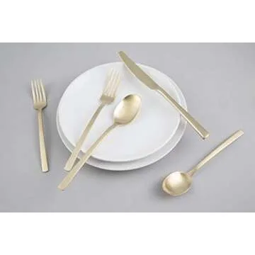Cambridge Silversmiths 20 Piece Flatware Set for 4 - Gold
