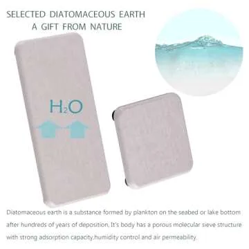 Diatomite Soap Dish Set for Modern Home Organization