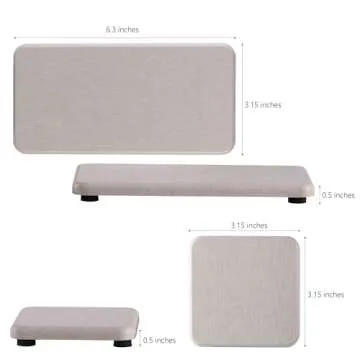 Diatomite Soap Dish Set for Modern Home Organization