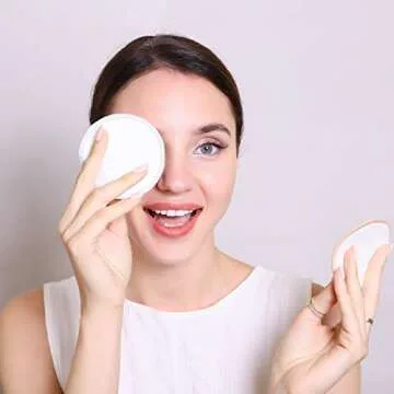 Reusable Makeup Remover Pads | Bamboo Removal Pads | Washable Eco-Friendly Cotton Rounds with Laundry Bag | For All Skin Types | Face Cleaner and Eye Makeup Remover Pads | Zero Waste, Pack of 16