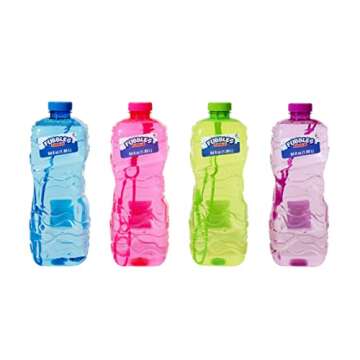 BUBBLES by Little Kids Fubbles | 64oz Non Toxic Bubble Solution Refill for kids | bubble wand includ...