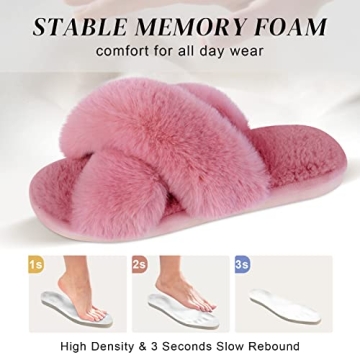 Cozy Parlovable Pink Fuzzy Slippers for Ultimate Comfort