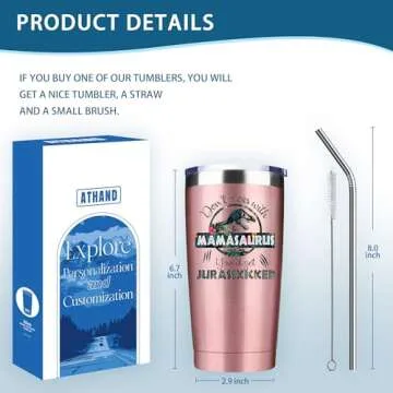 ATHAND Mom's Cup 20oz Insulated Tumbler for Mothers