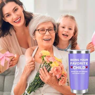 Unique 20 oz Tumbler Gifts for Mother and Wife
