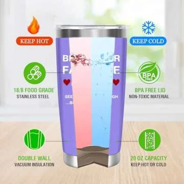 Unique 20 oz Tumbler Gifts for Mother and Wife