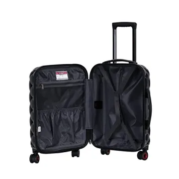Rockland Expandable Hardside Spinner Luggage Set - Black