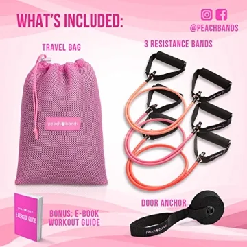Peach Bands Resistance Tubes - Versatile Workout Bands