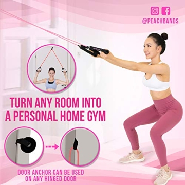 Peach Bands Resistance Tubes - Versatile Workout Bands