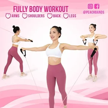 Peach Bands Resistance Tubes - Versatile Workout Bands