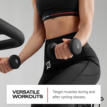 Peloton Light Weights - 3 lb Non-slip Dumbbells for Home Fitness