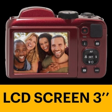 KODAK PIXPRO AZ255-RD 16MP Digital Camera with 25X Zoom