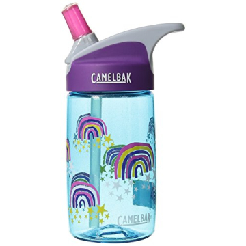 CamelBak Eddy Kids Water Bottle - Spill Proof & BPA-Free with Glitter Rainbows