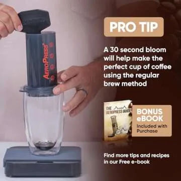 The MESH: Reusable Metal Filter for AeroPress Coffee Maker. Also Fits AeroPress Go coffee press. No More Paper Filters Orignal