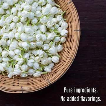 Numi Organic Tea Flowering Tea Gift Set, 6 Tea Blossoms with 16 Ounce Glass Teapot in Elegant Bamboo Case (Packaging May Vary)