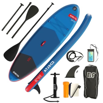 Inflatable Stand Up Paddle Board with SUP Accessories & Backpack - Perfect for Everyone!