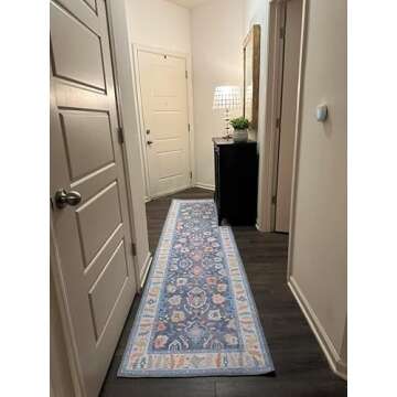 Elegant Oversized Turkish Modern Oushak Rug for Home
