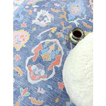 Elegant Oversized Turkish Modern Oushak Rug for Home