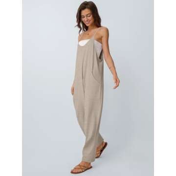 AUTOMET Casual Summer Jumpsuit for Women - Trendy Romper