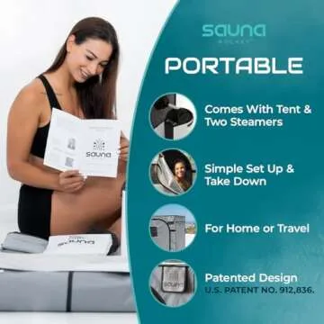2 Person Portable Sauna - Relaxation and Recovery at Home