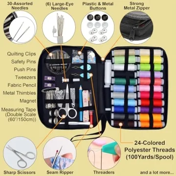 Vellostar Portable Sewing Kit - Ideal for Quick Repairs