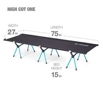 Helinox Cot One High | Lightweight Camping Cot for Comfort