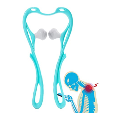 bwoopop Neck Massager for Pain Relief Deep Tissue, Neckbud Massage Roller, Shiatsu Neck and Back Mas...