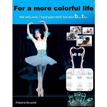 bwoopop Neck Massager for Pain Relief Deep Tissue