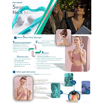 bwoopop Neck Massager for Pain Relief Deep Tissue