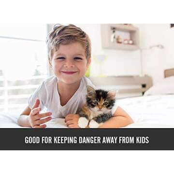 Zuwo Pistol Safe, Portable Travel Quick-Access Handgun Gun Safes for Cars, Combination Lock Box, 2 Pack