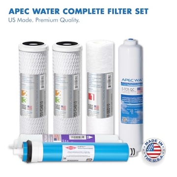 APEC Water Systems Top Tier Supreme Certified Alkaline Mineral pH+ High Flow 90 GPD 6-Stage Ultra Safe Reverse Osmosis Drinking Water Filter System (Ultimate RO-PH90)