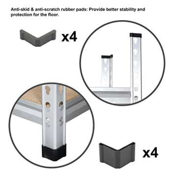 Amazon Basics Medium Duty 5-Tier Storage Shelving 48x18x72