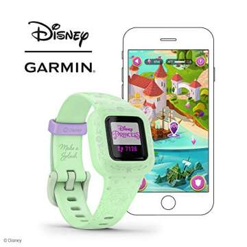 Garmin vivofit jr. 3 Kids Fitness Tracker - Disney The Little Mermaid Swim-Friendly