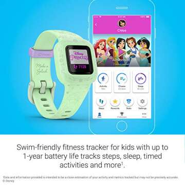 Garmin vivofit jr. 3 Kids Fitness Tracker Disney Mermaid
