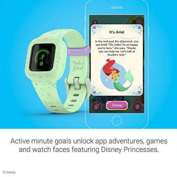 Garmin vivofit jr. 3 Kids Fitness Tracker Disney Mermaid