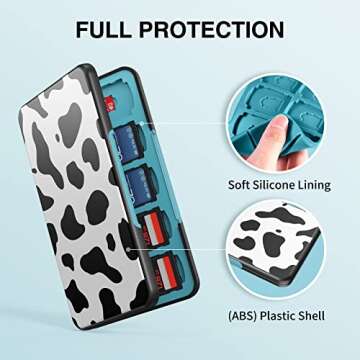 HEIYING SD Card Holder for Memory SD Card and Micro Card, Portable SD Card Holder SD SDHC SDXC TF Card Storage with 20 SD Cards Slots & 20 Micro SD Cards Slots.