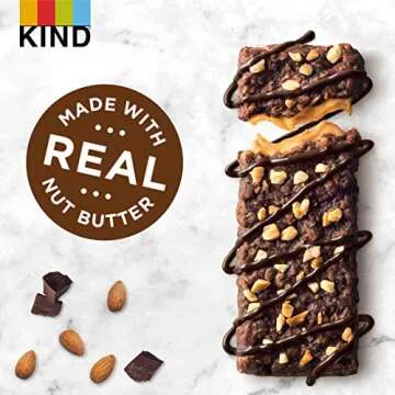 KIND Nut Butter Bars, Chocolate Peanut Butter, Healthy Snacks, Gluten Free, 32 Count