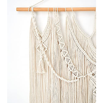 Mkono Macrame Wall Hanging Boho Decor for Cozy Spaces
