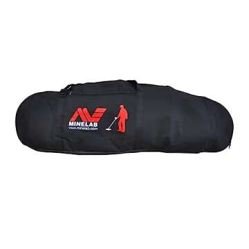 Minelab X-Terra Pro Waterproof Metal Detector Bundle with Case and Pro-Find 15 Pinpointer (Gold) (3 Items)